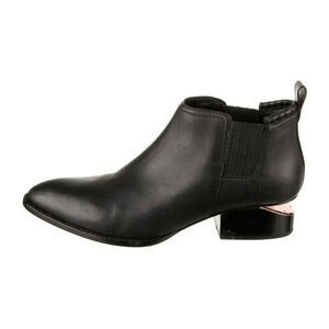 [38/7.5”]Alexander Wang Kori Black Leather Chelsea Ankle Boots